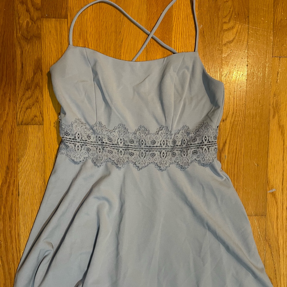 Light blue short dress
